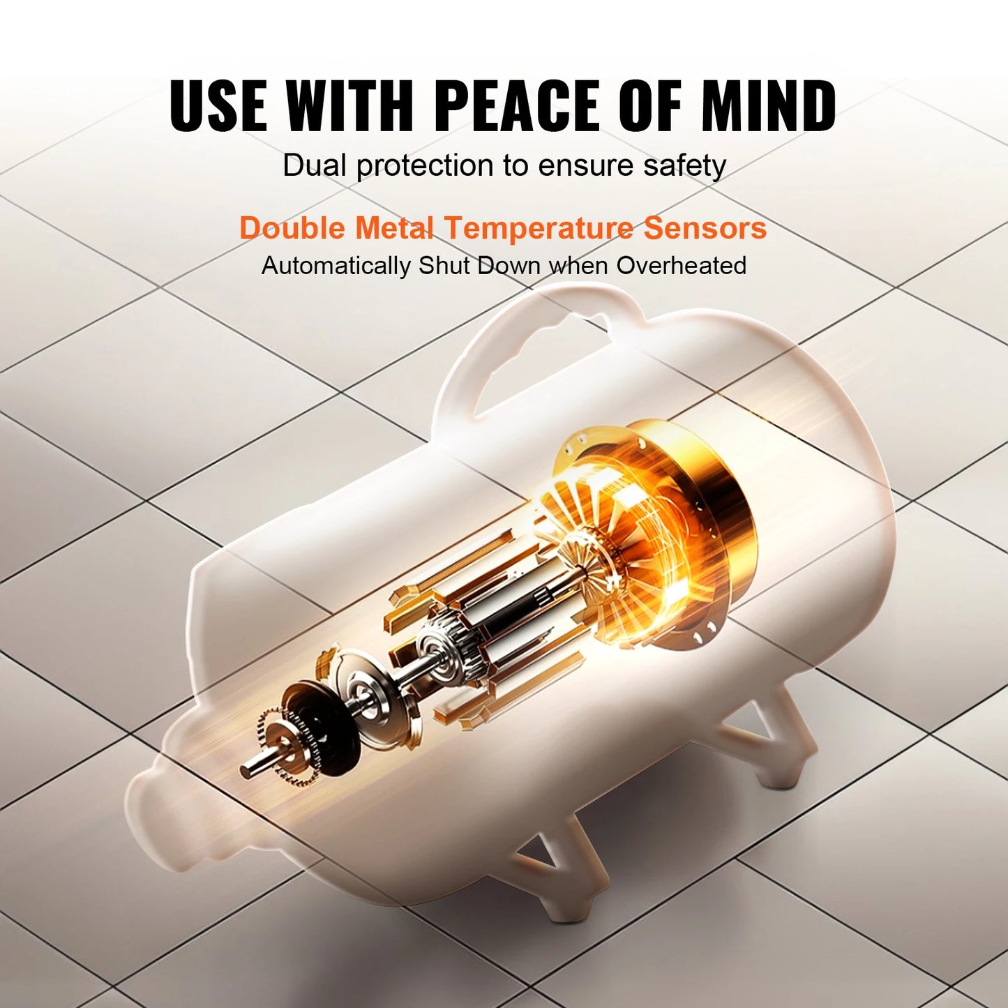 Grooming Blow Dryer Adjustable Speed Temperature Control
