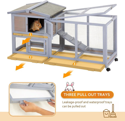 Wooden Rabbit Cage, Chicken Coop, Guinea Pig Cage