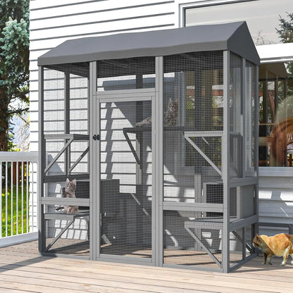 72" Large Catio Outdoor Cat Enclosure