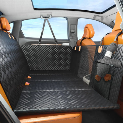 Car Rear Seat Dog Seat Cover, Extendable