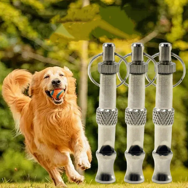 Adjustable Ultrasonic Sound Dog Training Whistle Silent Control