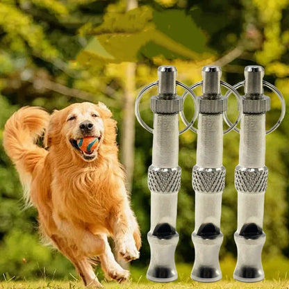 Adjustable Ultrasonic Sound Dog Training Whistle Silent Control