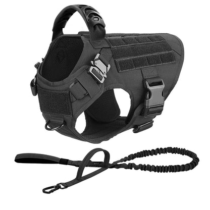 Dog Harness Collar And Leash Set Training Walking