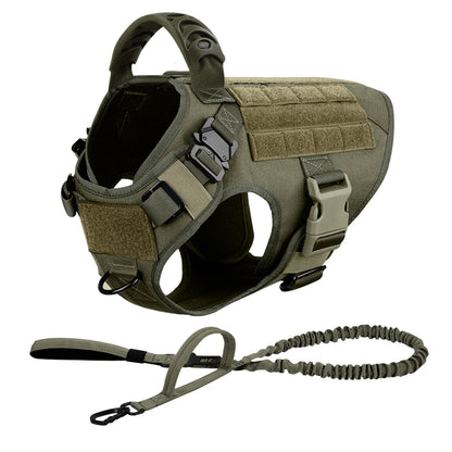 Dog Harness Collar And Leash Set Training Walking