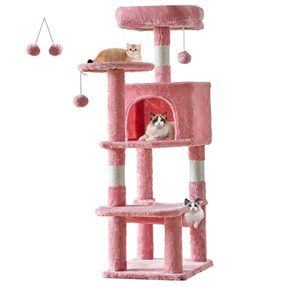 Multi-Cat Climbing Tower for Pet Furniture