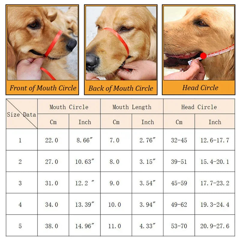 Safe and Non-toxic Pet Muzzle