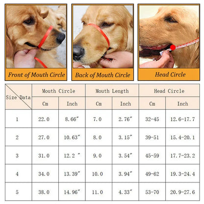 Safe and Non-toxic Pet Muzzle