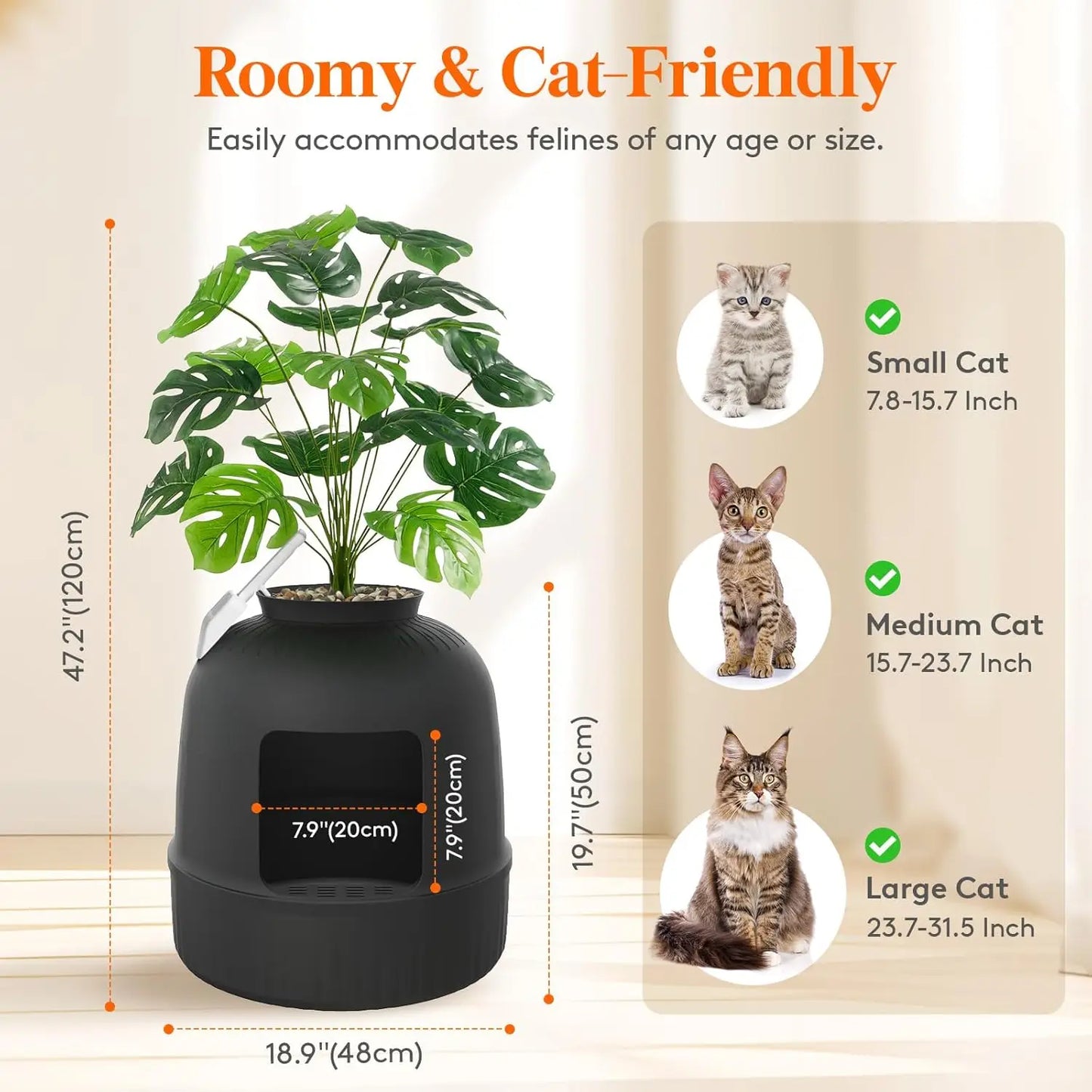 Hidden Cat Litter Box Enclosure