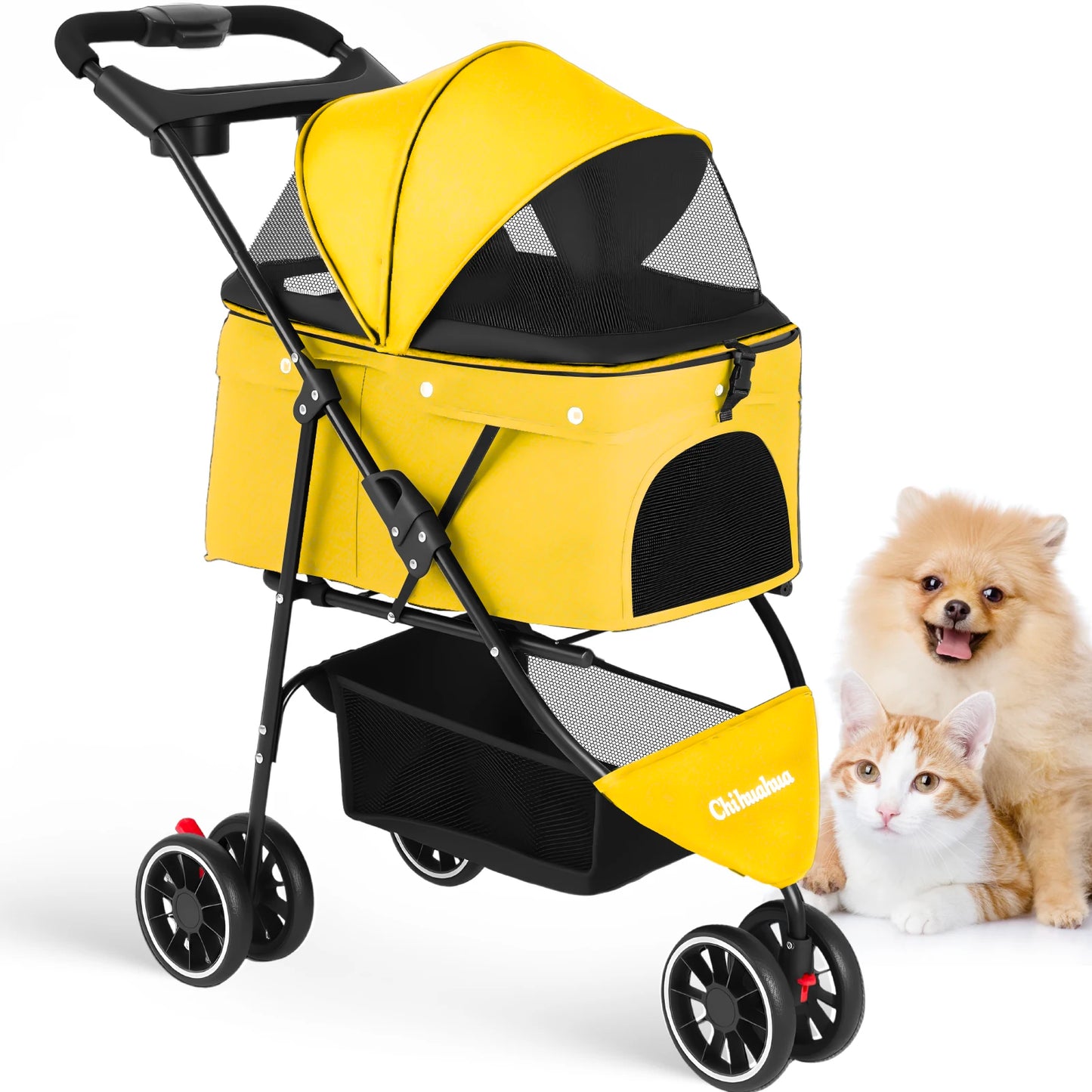 Pet Stroller Small Puppy Dogs & Cats Travel