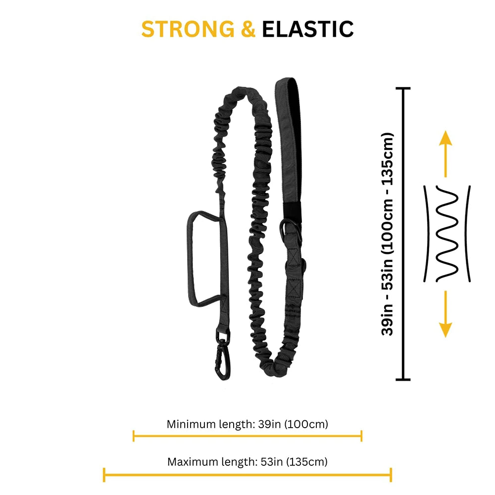 Adjustable Dog Leash Quick Release Elastic Rope
