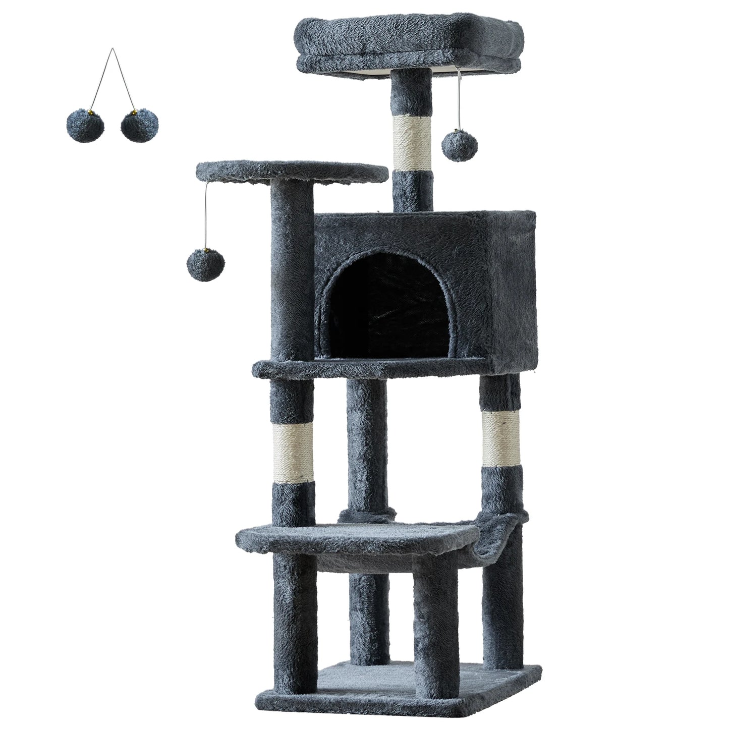 Multi-Cat Climbing Tower for Pet Furniture