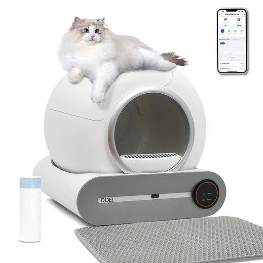 Self Cleaning Cat Litter Box App Control