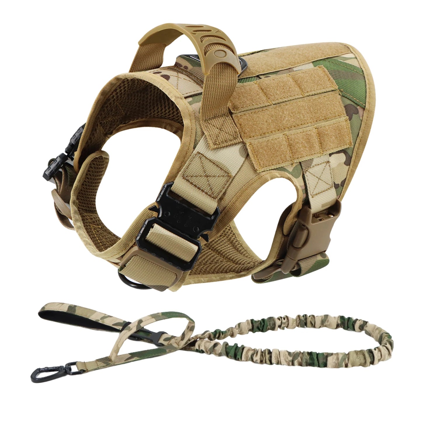 Dog Harness Collar And Leash Set Training Walking