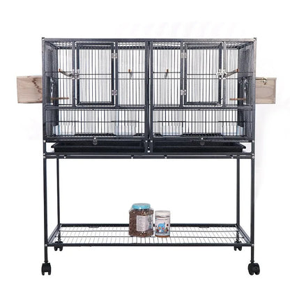 Breeding Flight Bird Cage, Rolling Stand