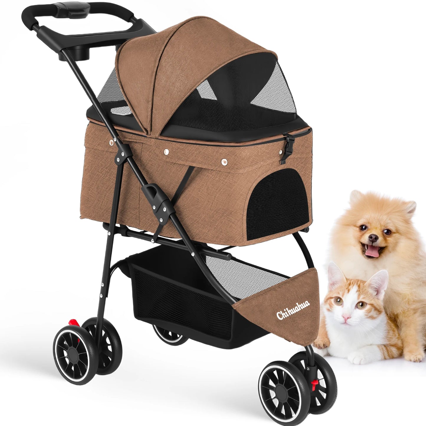 Pet Stroller Small Puppy Dogs & Cats Travel