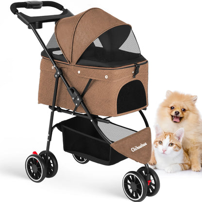 Pet Stroller Small Puppy Dogs & Cats Travel