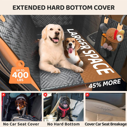 Car Rear Seat Dog Seat Cover, Extendable