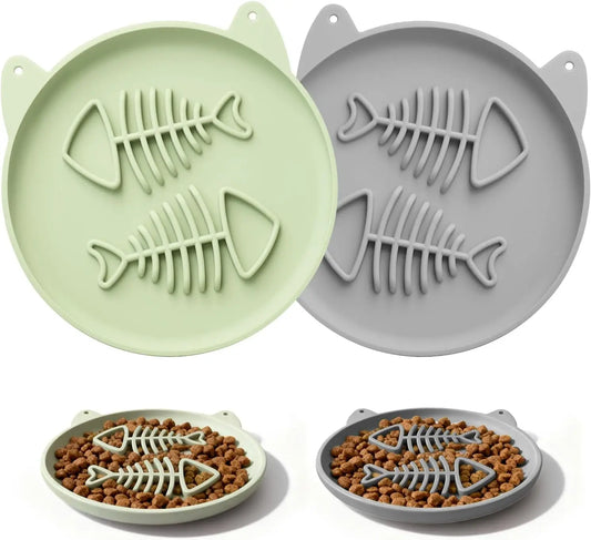 Slow Feeder Cat Bowl, Easy Clean