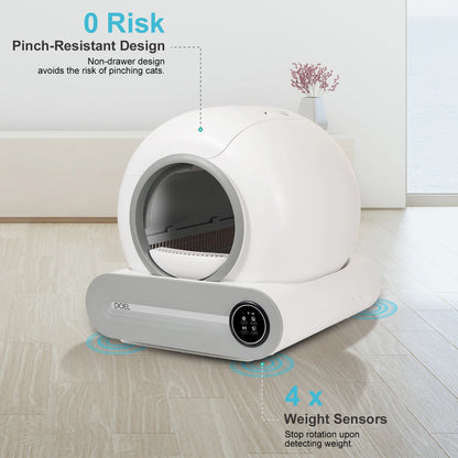 Self Cleaning Cat Litter Box App Control