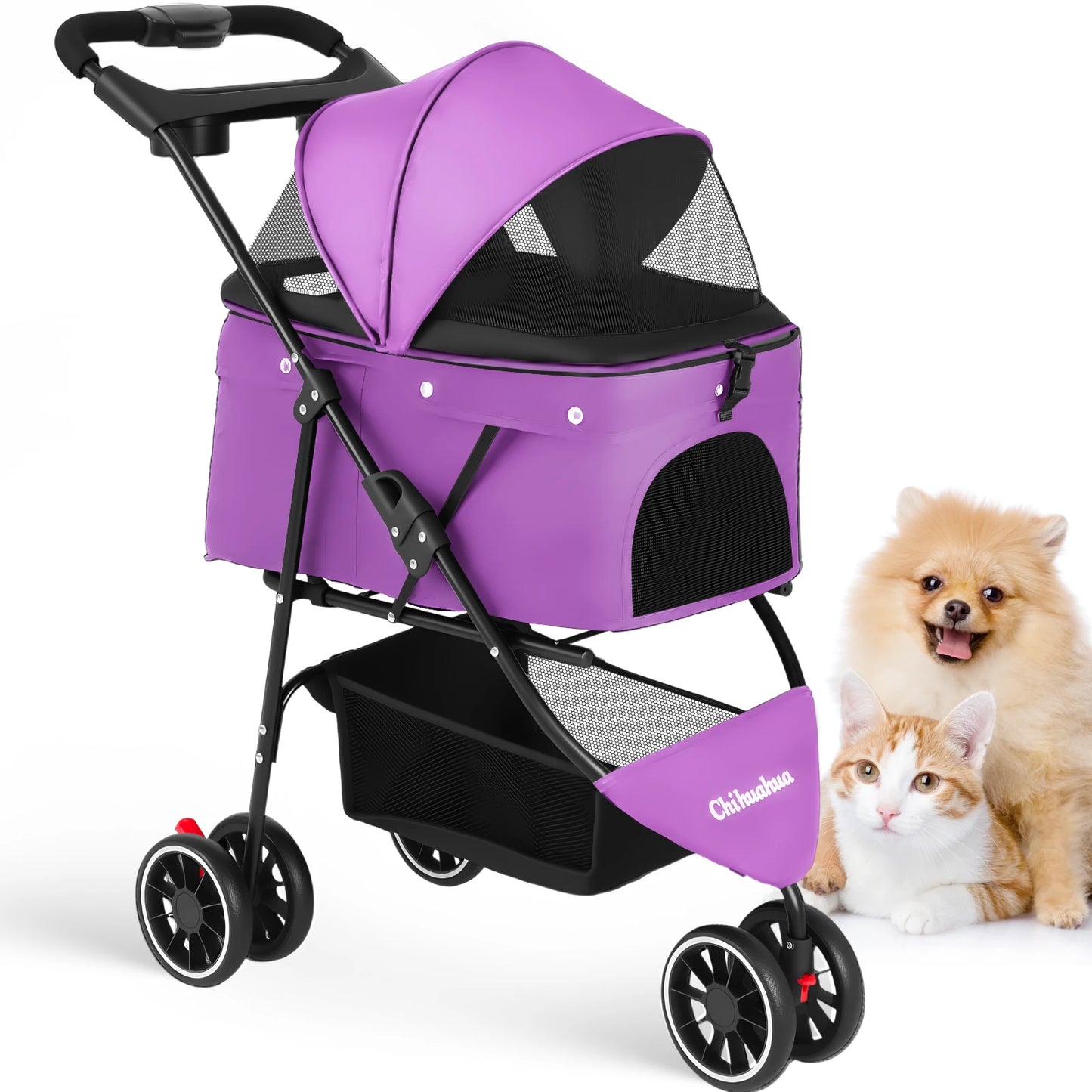 Pet Stroller Small Puppy Dogs & Cats Travel