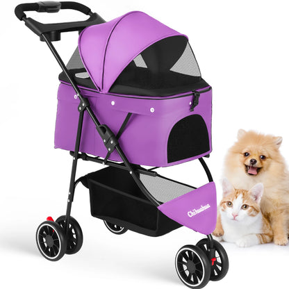 Pet Stroller Small Puppy Dogs & Cats Travel