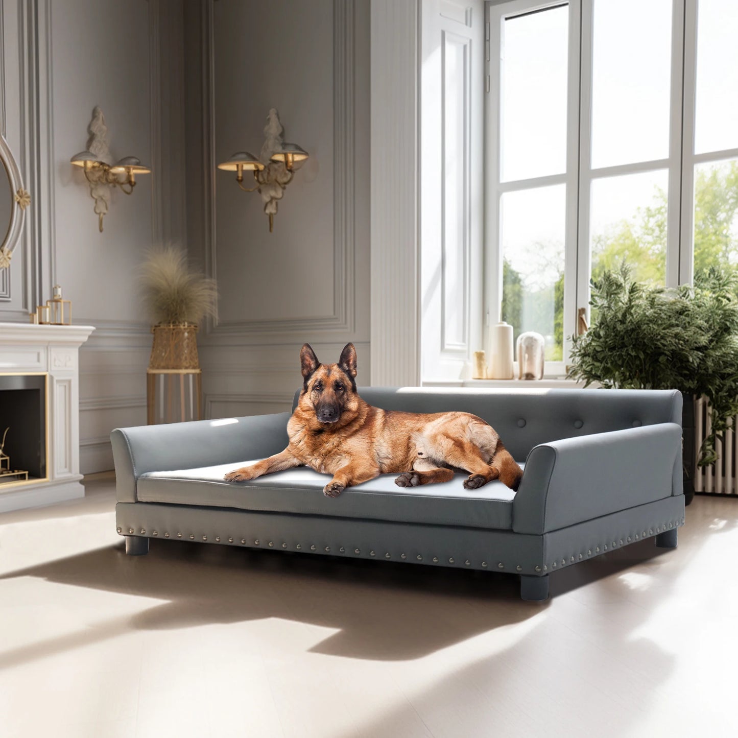 Rectangle Pet Bed for Medium and Large Dogs