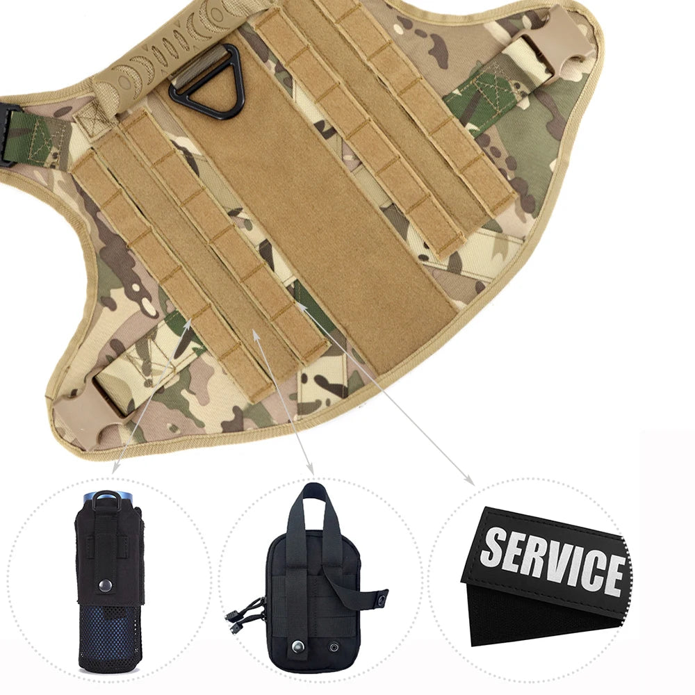 Military  Training Vests Tactical Dogs Harnesses Accessories