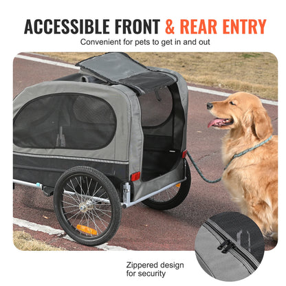 88 lbs Dog Bike Bicycle Trailer