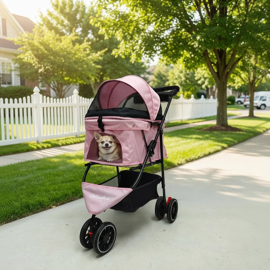 Pet Stroller Small Puppy Dogs & Cats Travel