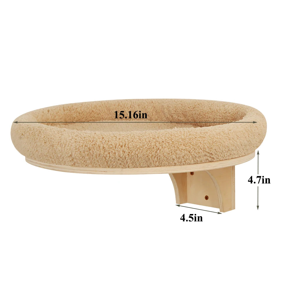 Cat Wall Mounted  Climbing Ladder, Hammock