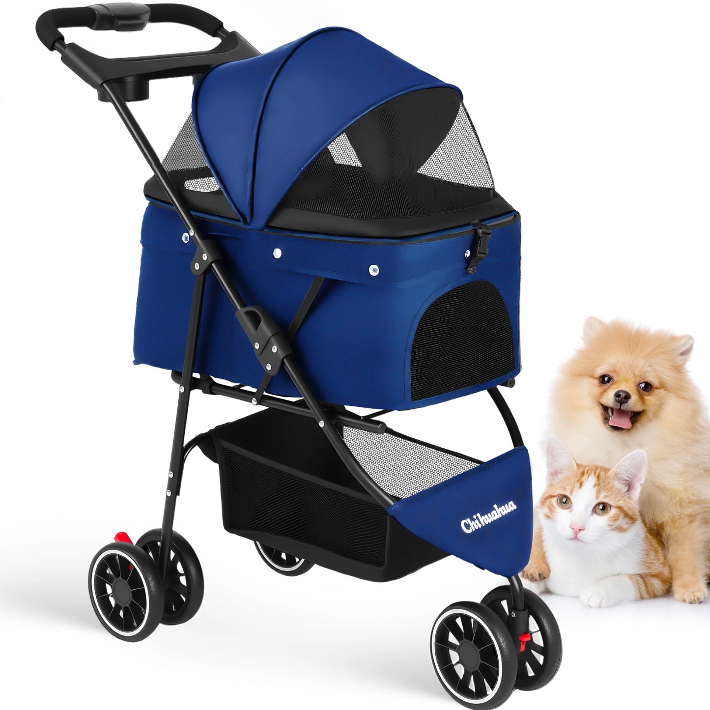 Pet Stroller Small Puppy Dogs & Cats Travel