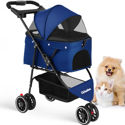 Pet Stroller Small Puppy Dogs & Cats Travel
