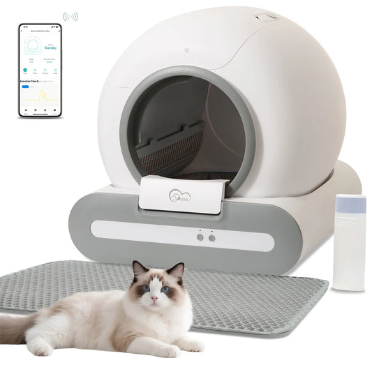 Self-Cleaning Cat Litter Box App Control, 2.4G WiFi