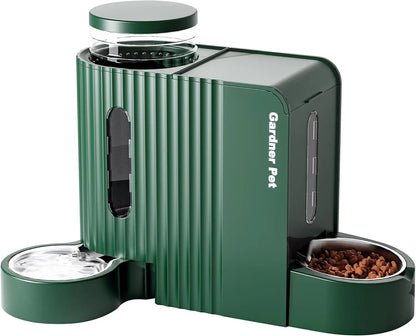 Automatic Gravity Pet Feeder and Water Dispenser
