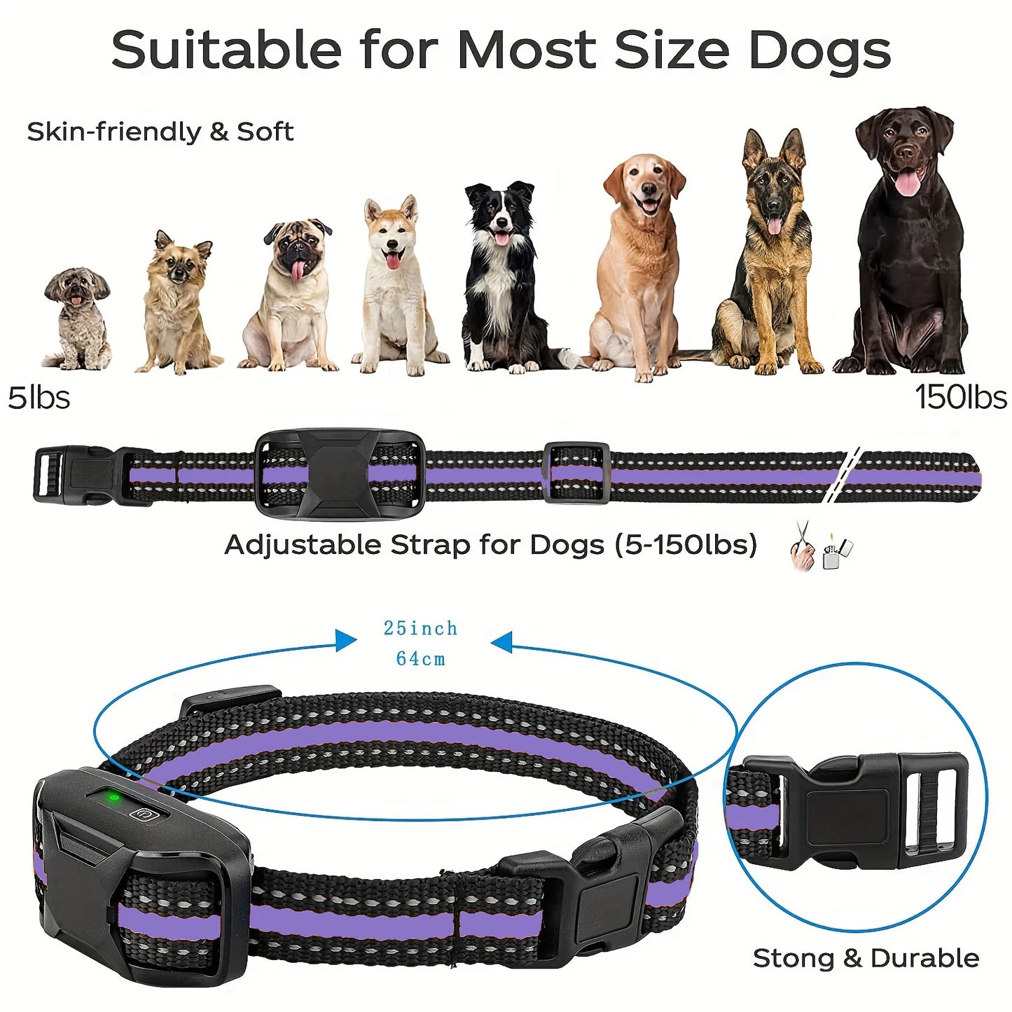 3300Ft Electric Dog Training Collar Remote Control
