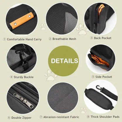 Airline-Approved Soft-Sided Cat & Dog Carrier