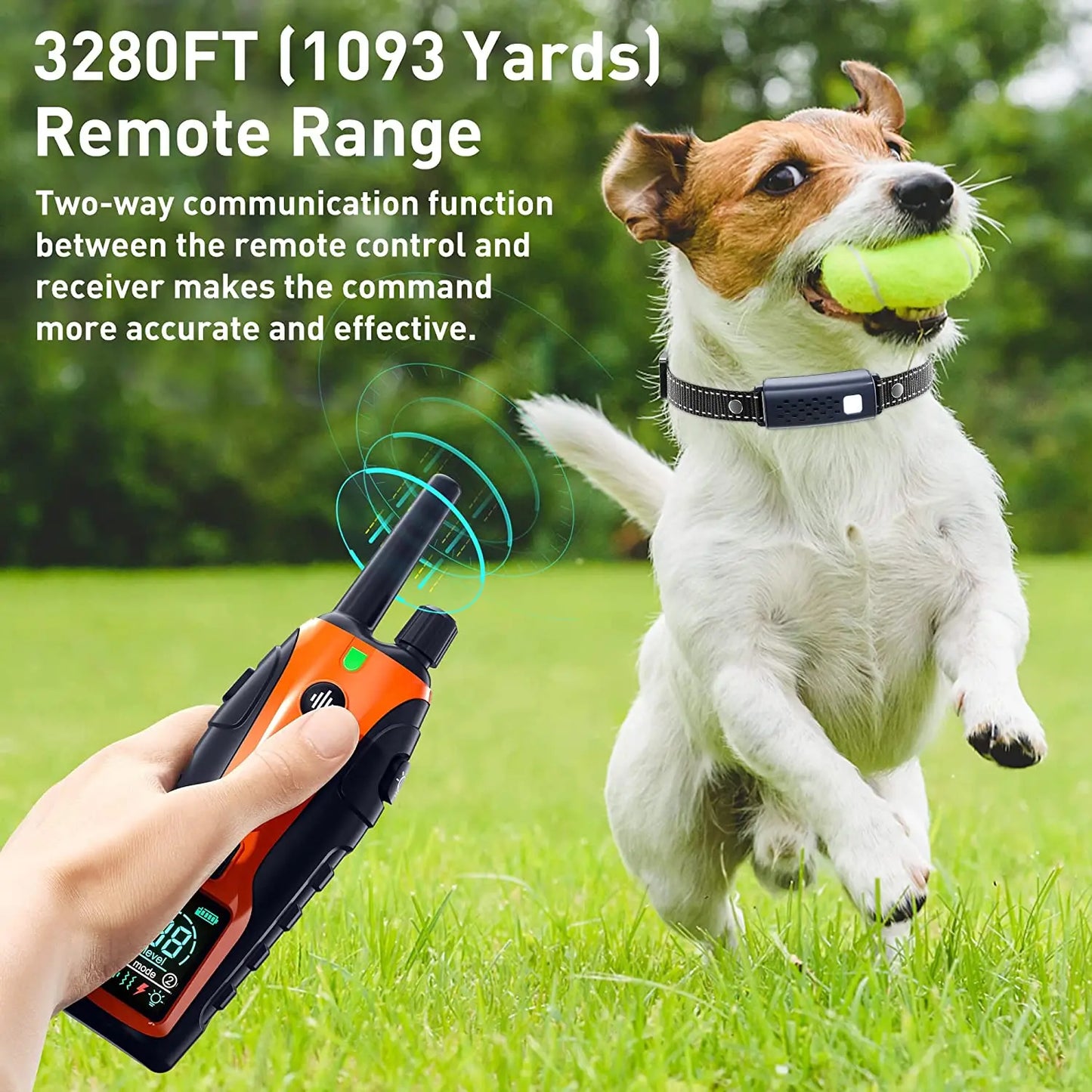 Dog Training Collar - (Beep, Vibration, Shock)Remote