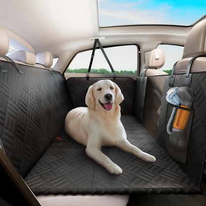 Car Rear Seat Dog Seat Cover, Extendable