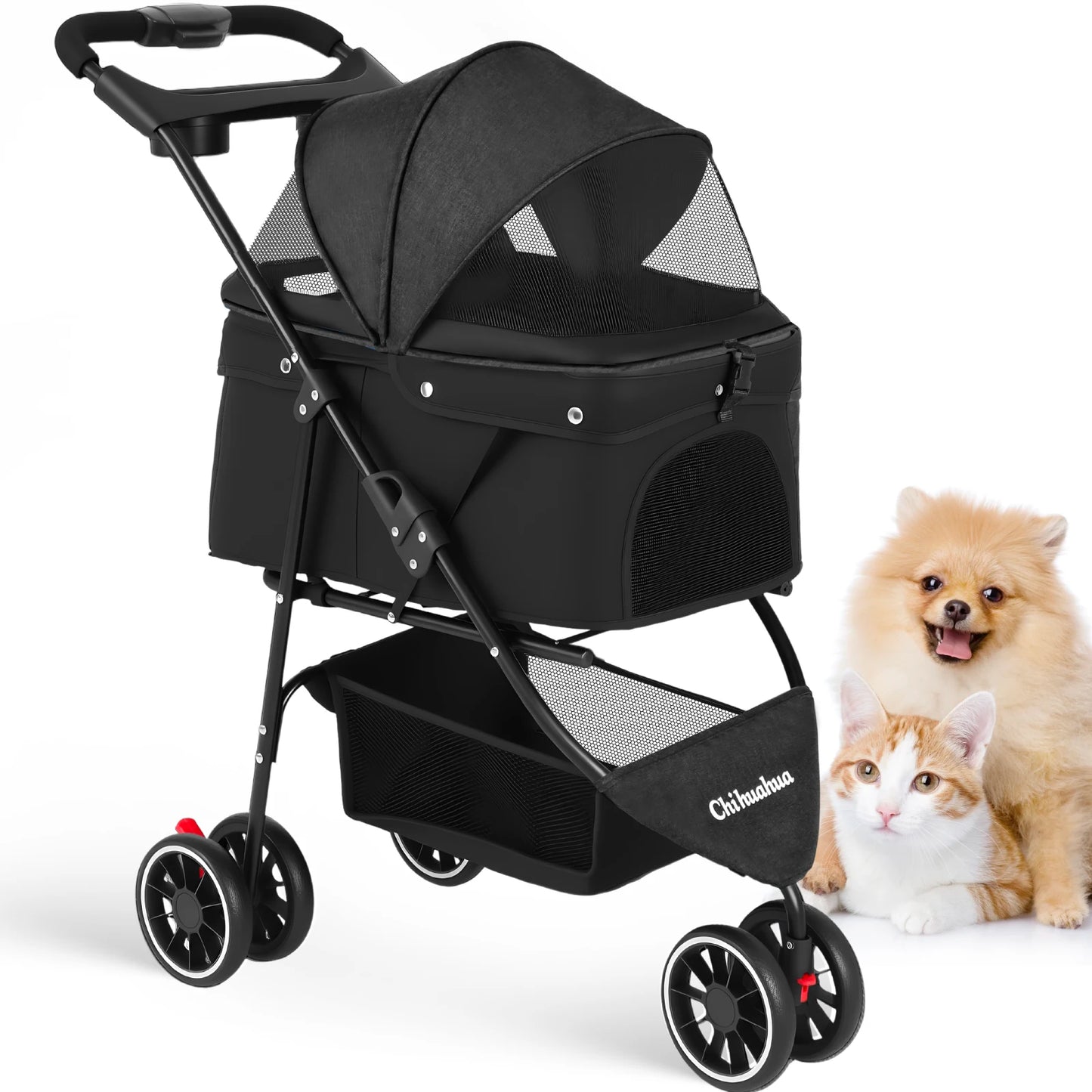 Pet Stroller Small Puppy Dogs & Cats Travel