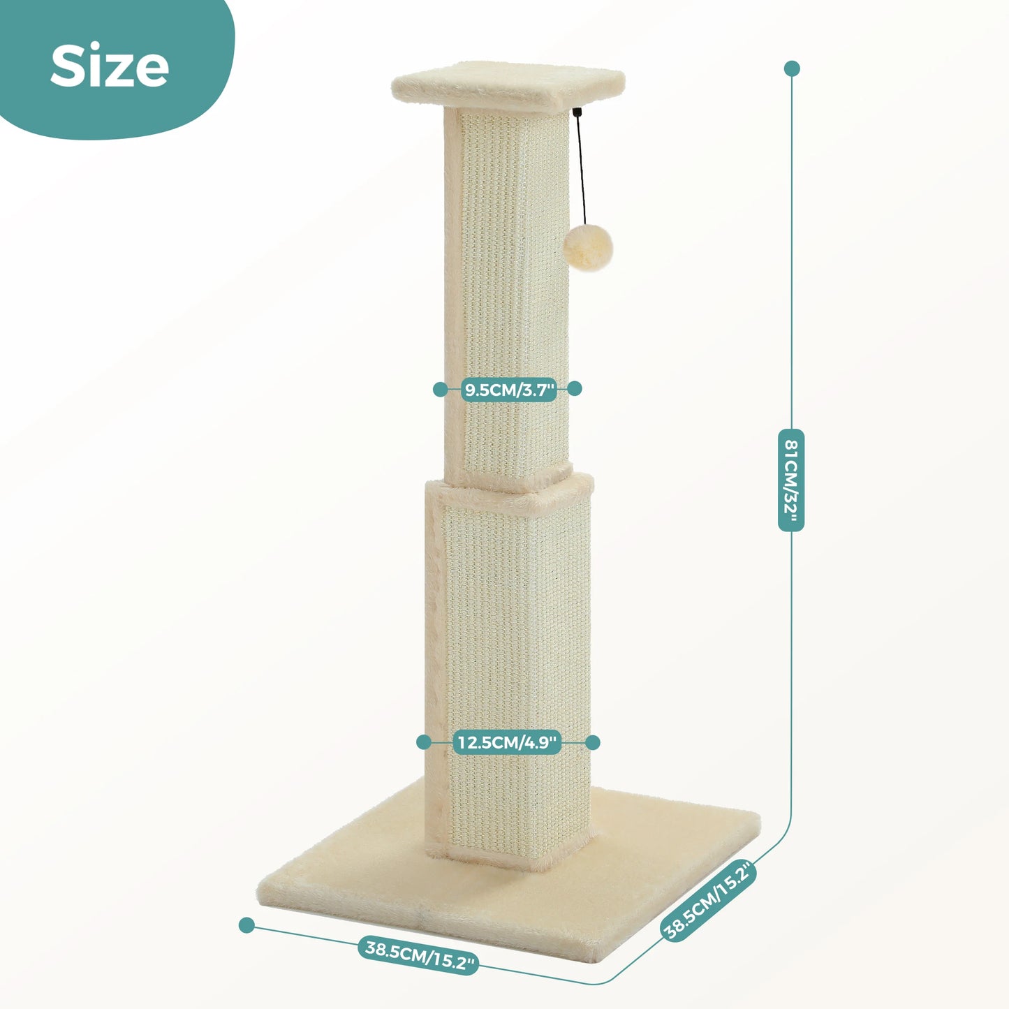 Large Cat Scratching Post for Indoor Cats