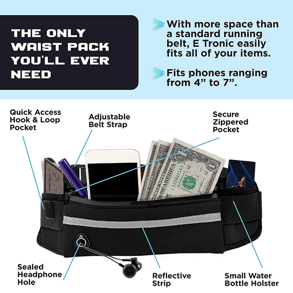 Hands Free Dog Leash Reflective