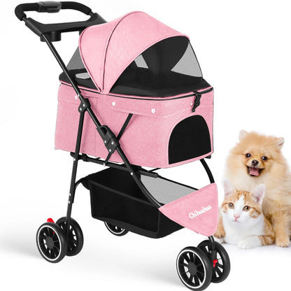 Pet Stroller Small Puppy Dogs & Cats Travel