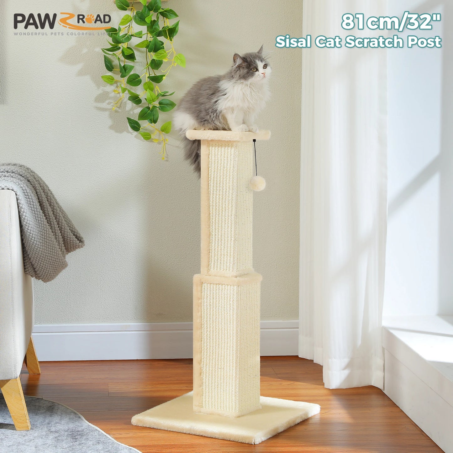 Large Cat Scratching Post for Indoor Cats