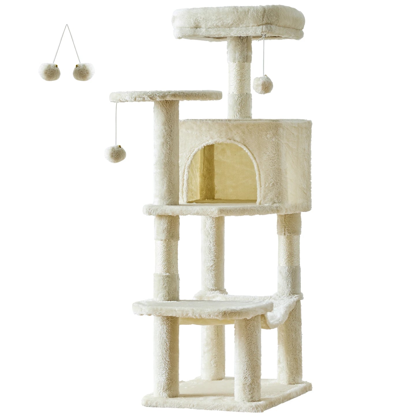 Multi-Cat Climbing Tower for Pet Furniture