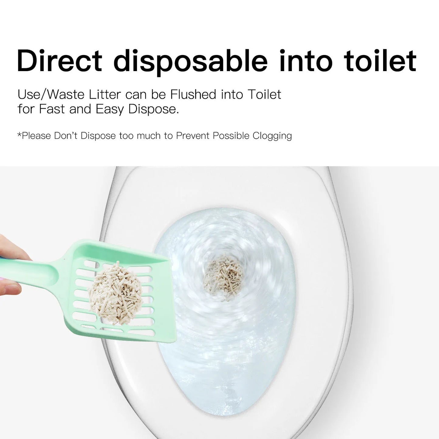 Cat Litter, Natural Botanical, Dust-Free, Flushable