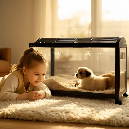 Hamster Cage,360° Viewing Transparent, Animal Habitat