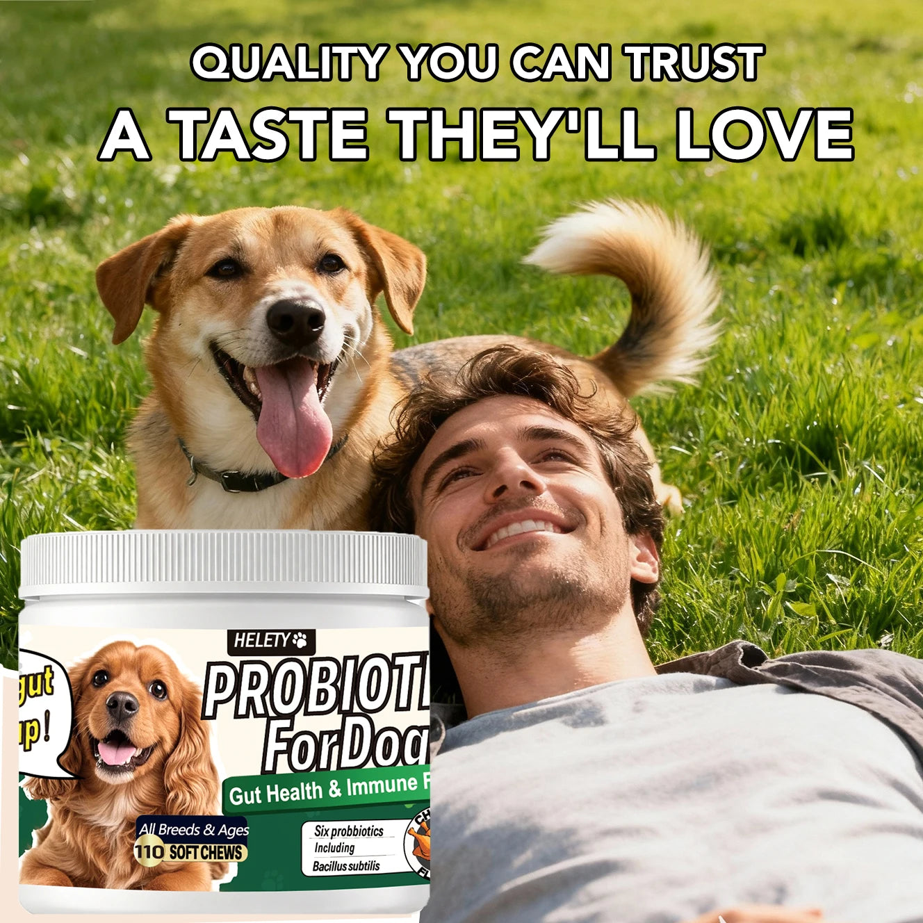 Probiotics for Dogs Digestive Health Soft Chews